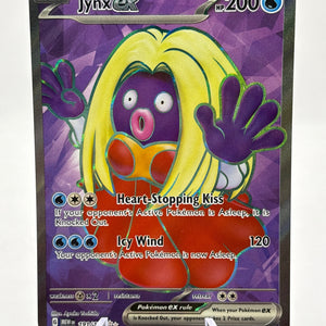 Pokemon TCG 151 MEW - Jynx EX 191/165 Full Art Secret Rare NM FRENLY BRICKS - Open 7 Days