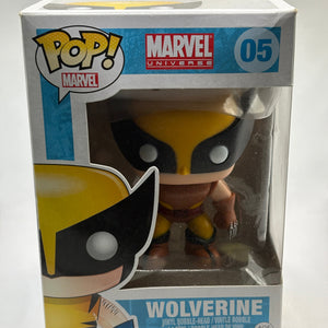 Funko POP! Marvel Universe #05 Wolverine Vinyl Bobble Head *Box Damage FRENLY BRICKS - Open 7 Days