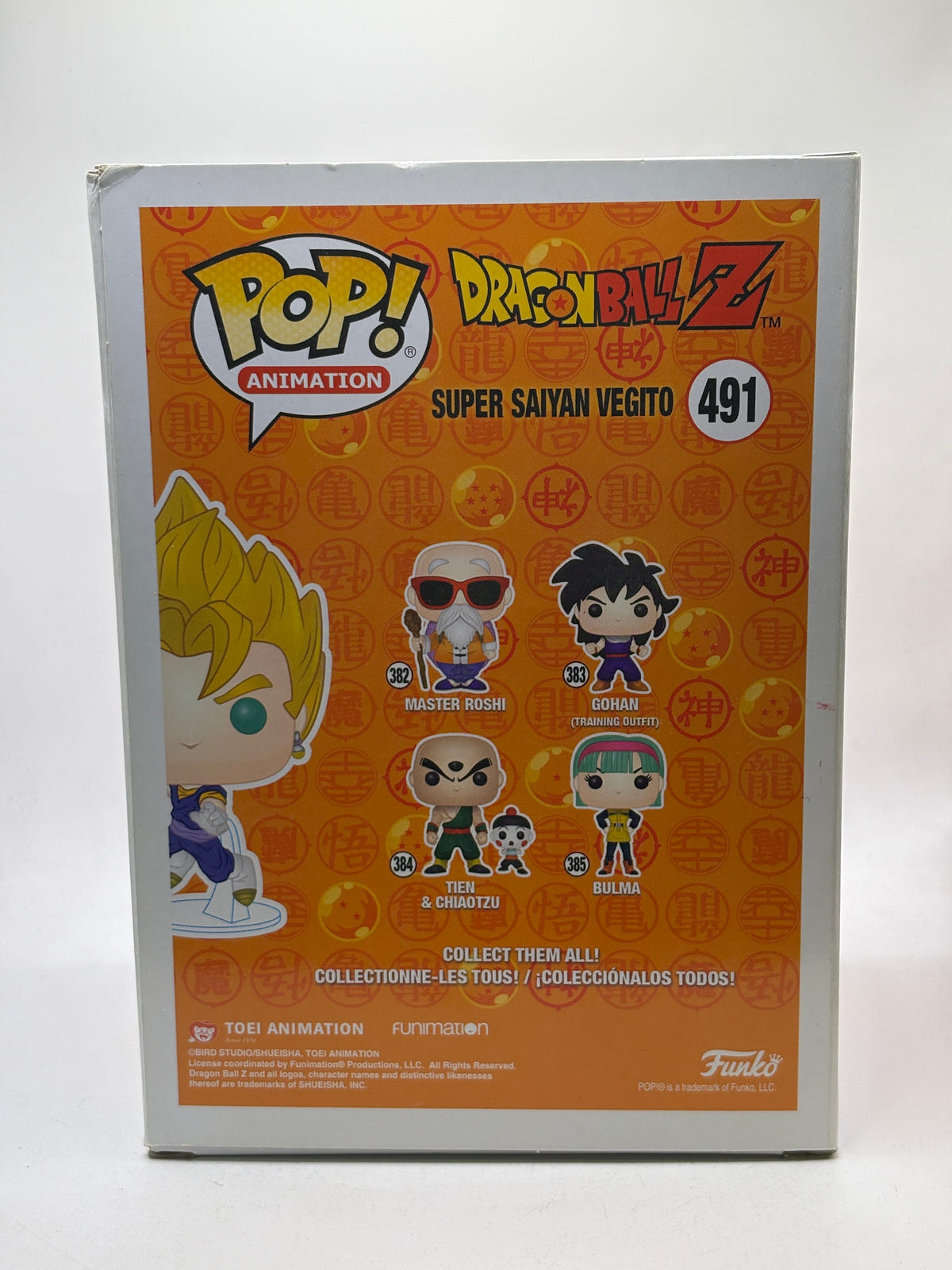 Funko POP! Animation Dragon Ball Z #491 Super Saiyan Vegito Vinyl Figure image 3