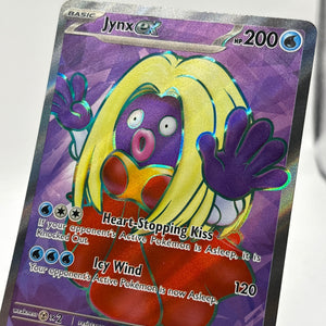 Pokemon TCG 151 MEW - Jynx EX 191/165 Full Art Secret Rare NM FRENLY BRICKS - Open 7 Days