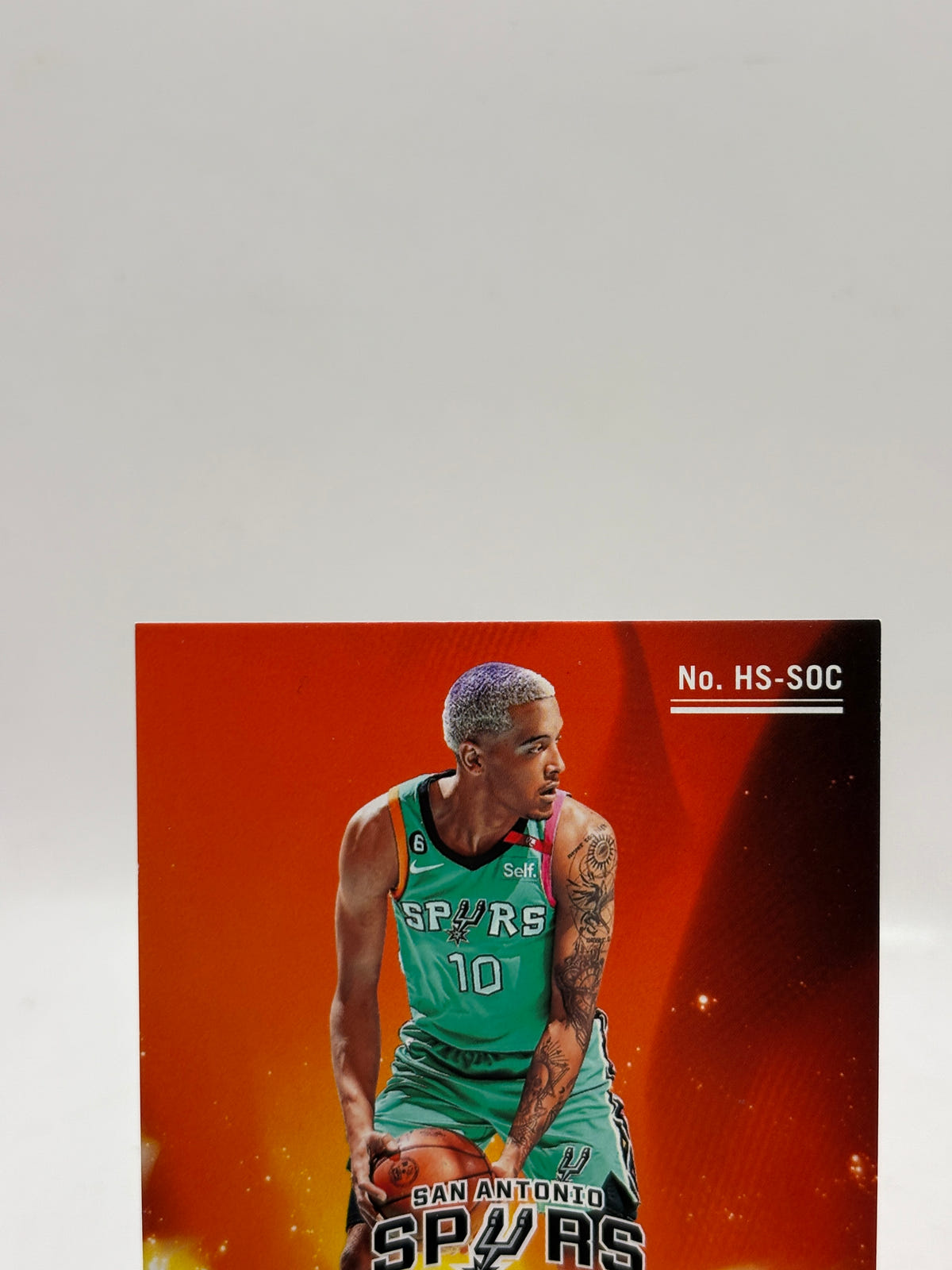 2023-24 Panini Hoops Hot Signatures #HS-SOC Jeremy Sochan 01/25 Auto image 3
