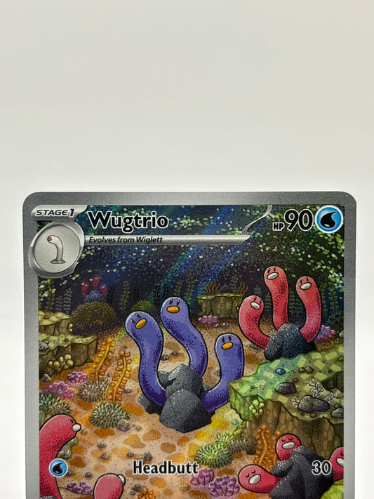 Pokemon TCG Paldaen Fates - Wugtrio 224/091 Illustration Rare NM FRENLY BRICKS - Open 7 Days