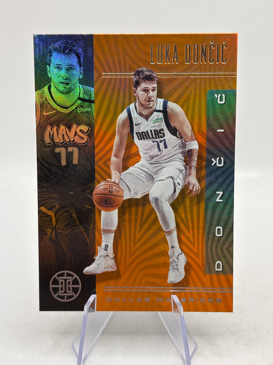 2019-20 Panini Illusions #134 Luka Doncic Mavericks Orange