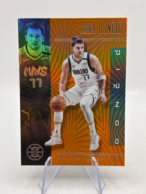 2019-20 Panini Illusions #134 Luka Doncic Mavericks Orange
