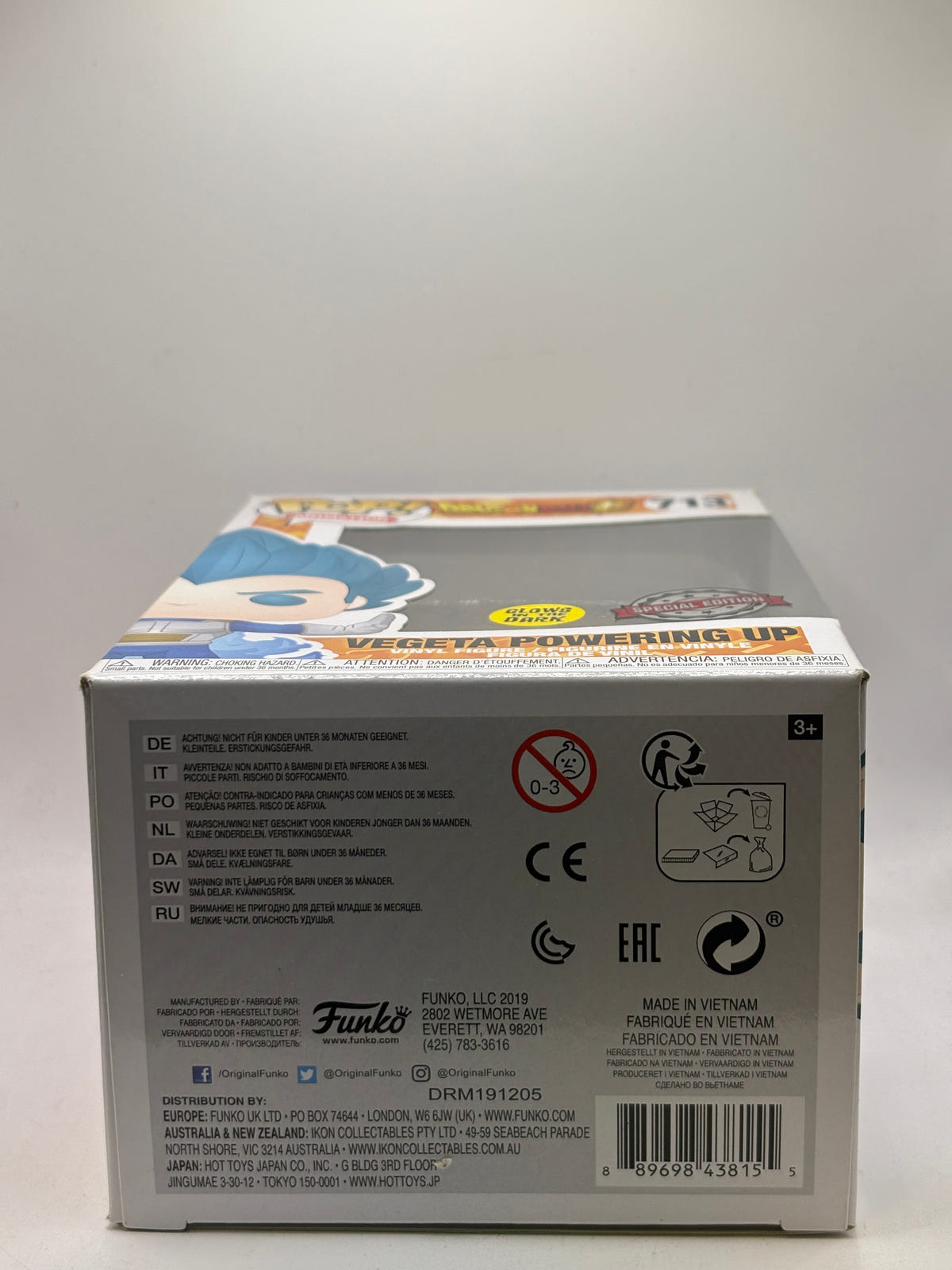 Funko POP! Animation Dragon Ball Super #713 Vegeta Powering Up Special Edition image 6