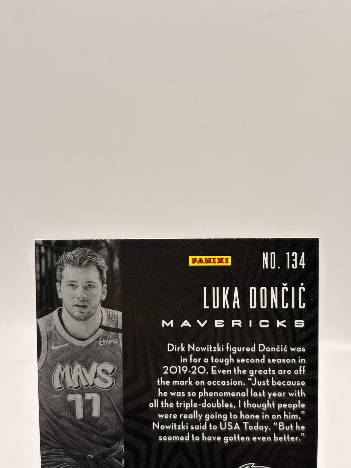 2019-20 Panini Illusions #134 Luka Doncic Mavericks Orange image 3