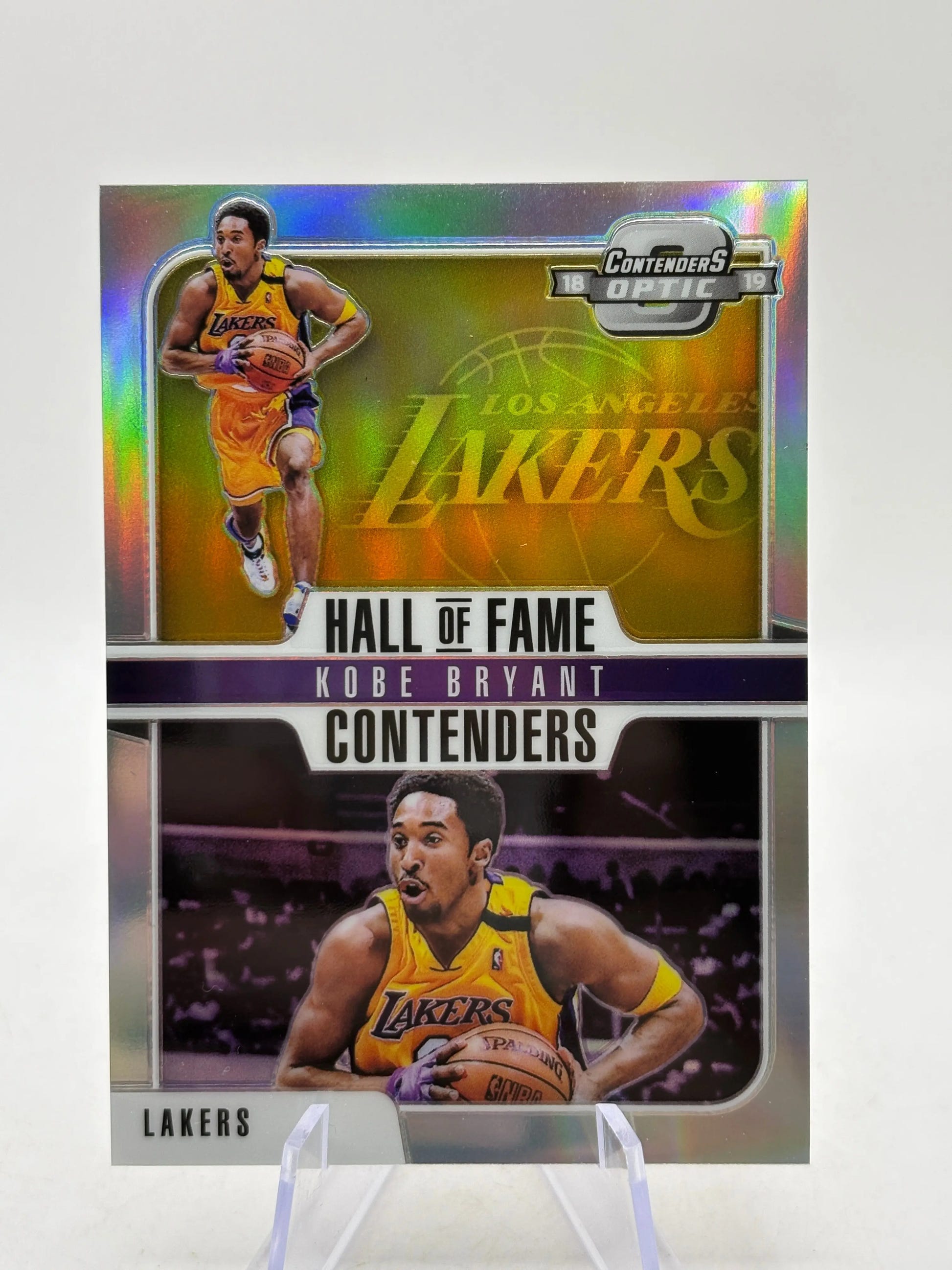 2018-19 Panini Contenders Optic Hall of Fame Silver Prizm Kobe Bryant FRENLY BRICKS - Open 7 Days image 1