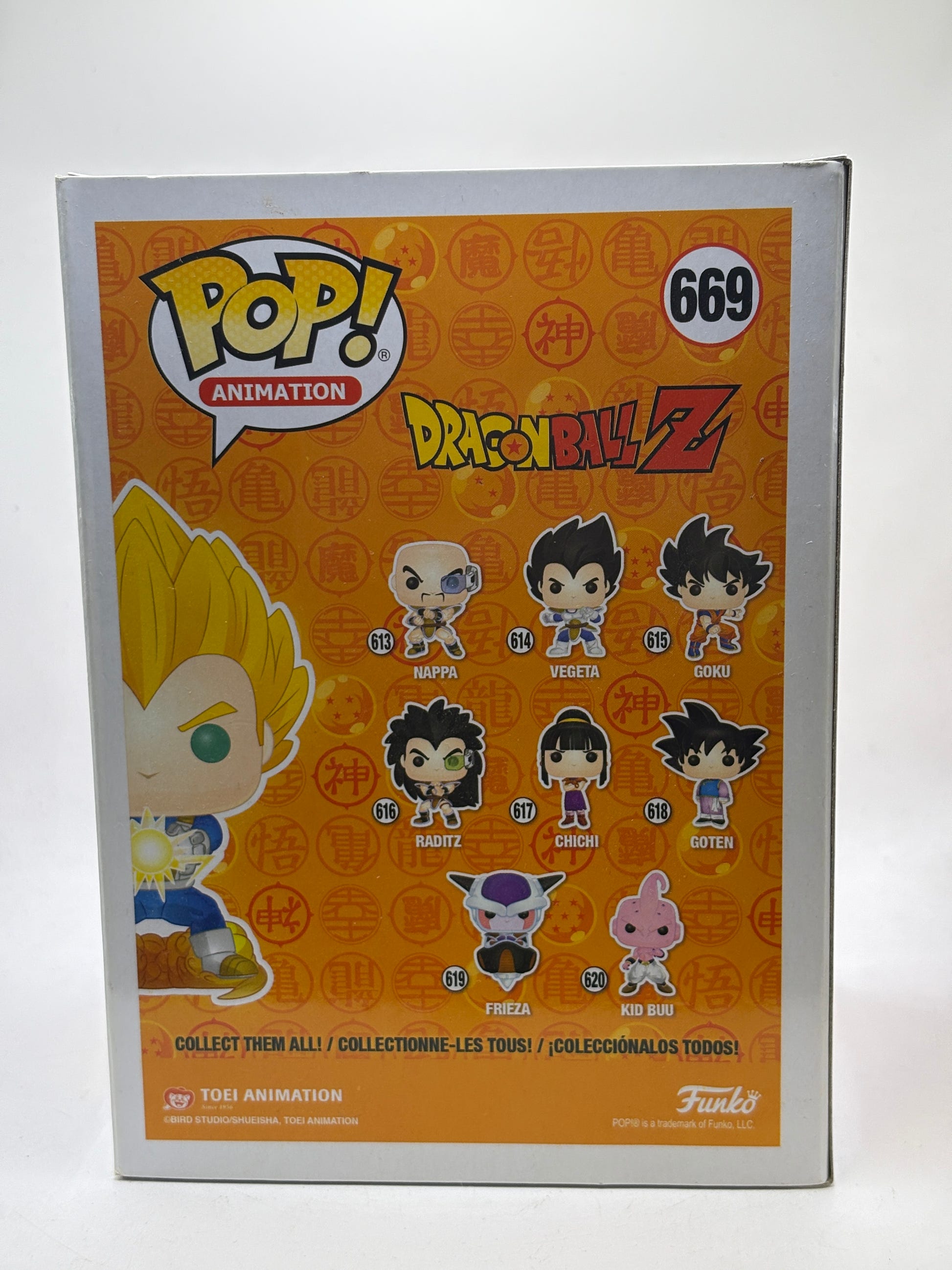 Funko POP! Animation Dragon Ball Z #669 Vegeta 2019 Fall Convention image 3