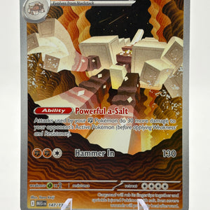 Pokemon TCG Mega Evolution- Garganacl 147/132 Illustration Rare NM FRENLY BRICKS - Open 7 Days