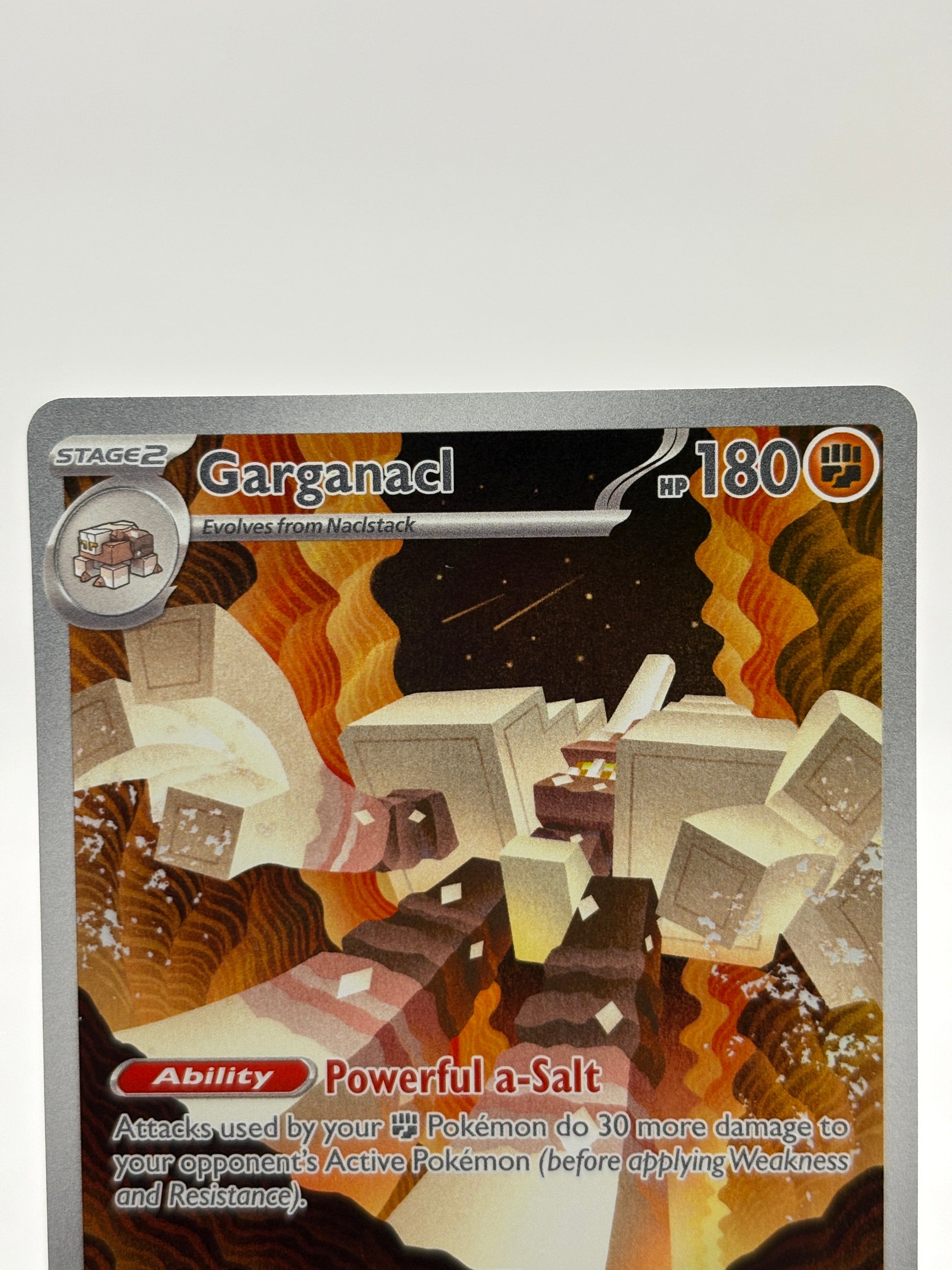 Pokemon TCG Mega Evolution- Garganacl 147/132 Illustration Rare NM FRENLY BRICKS - Open 7 Days