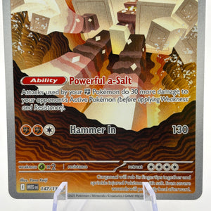 Pokemon TCG Mega Evolution- Garganacl 147/132 Illustration Rare NM FRENLY BRICKS - Open 7 Days