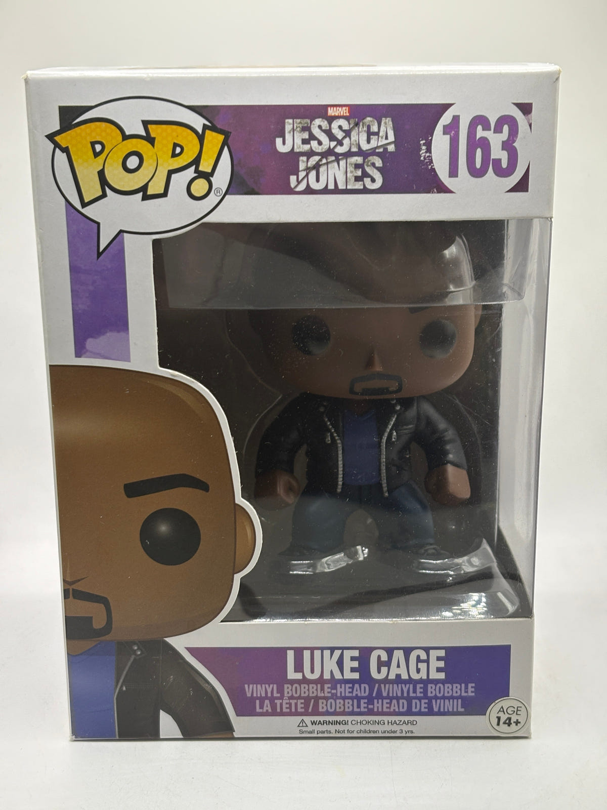 Funko POP! Marvel Jessica Jones #163 Luke Cage Vinyl Bobble Head image 1