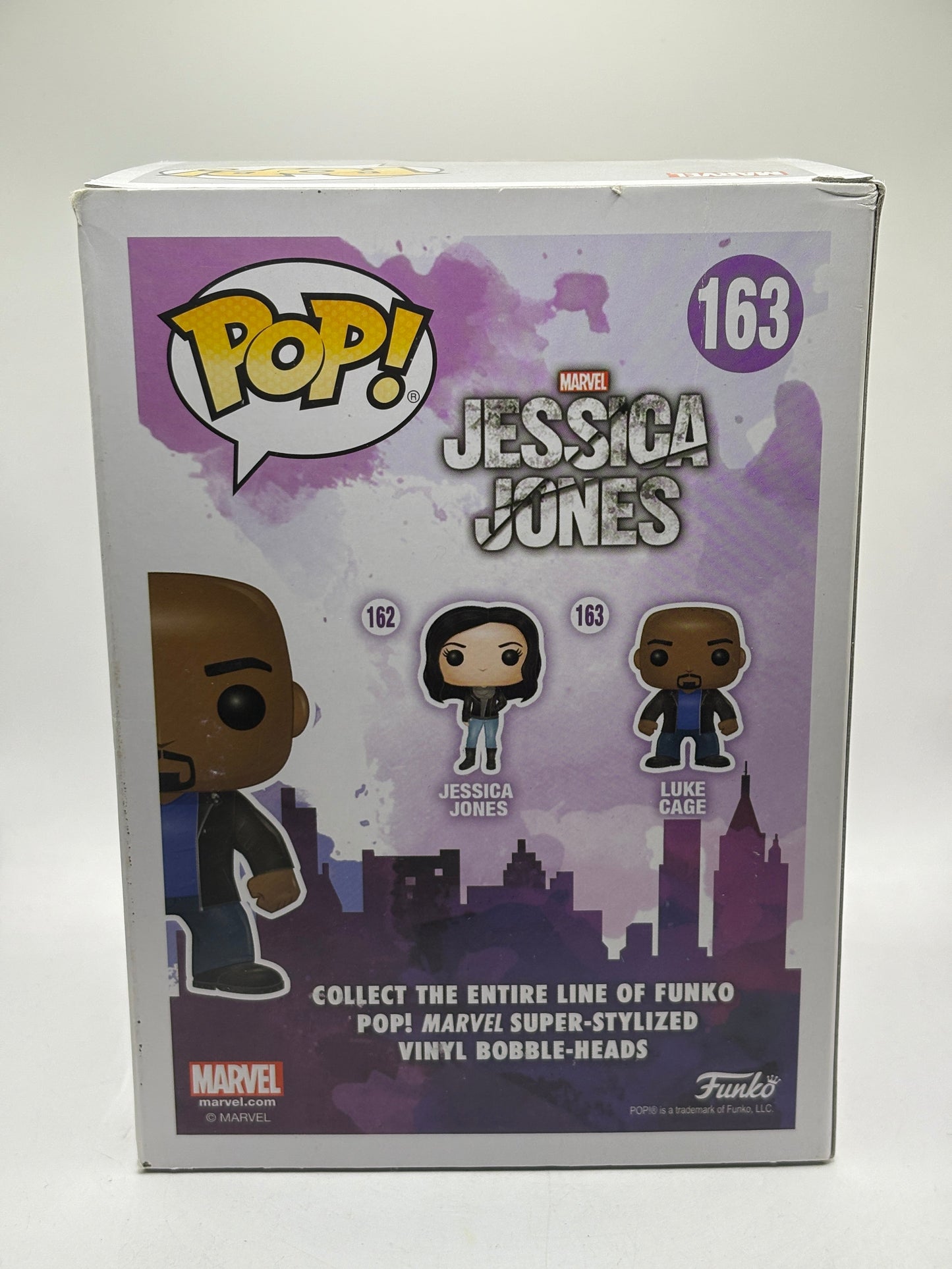 Funko POP! Marvel Jessica Jones #163 Luke Cage Vinyl Bobble Head FRENLY BRICKS - Open 7 Days