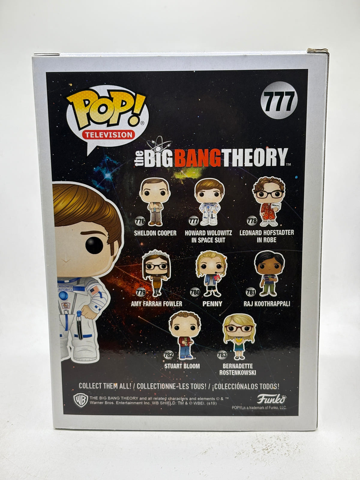 Funko POP! Television The Big Bang Theory #777 Howard Wolowitz in Space Suit Vinyl Figure image 3
