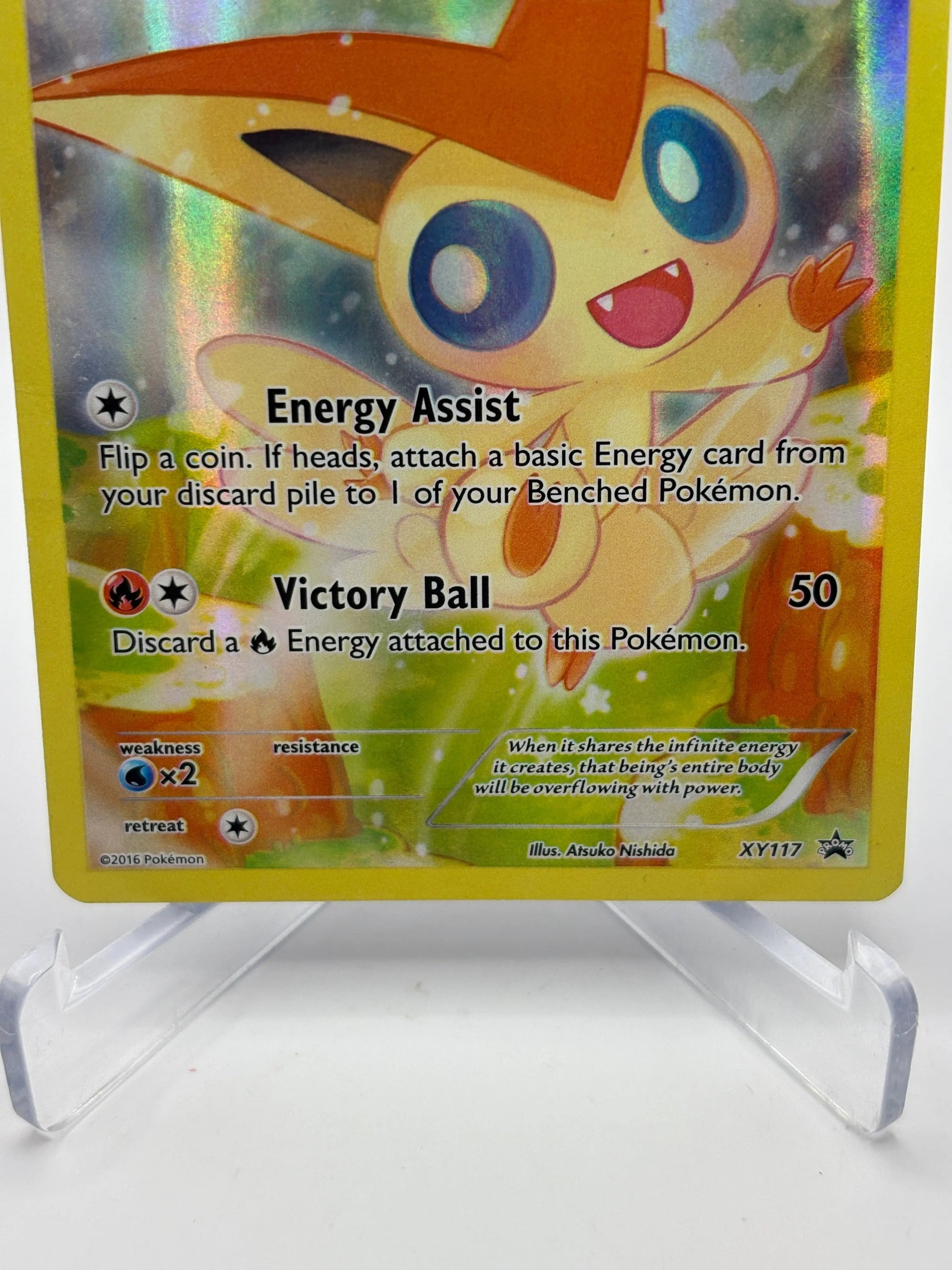 Pokemon TCG Black Star Promo - Victini XY117 Full Art Promo MP See pics FRENLY BRICKS - Open 7 Days