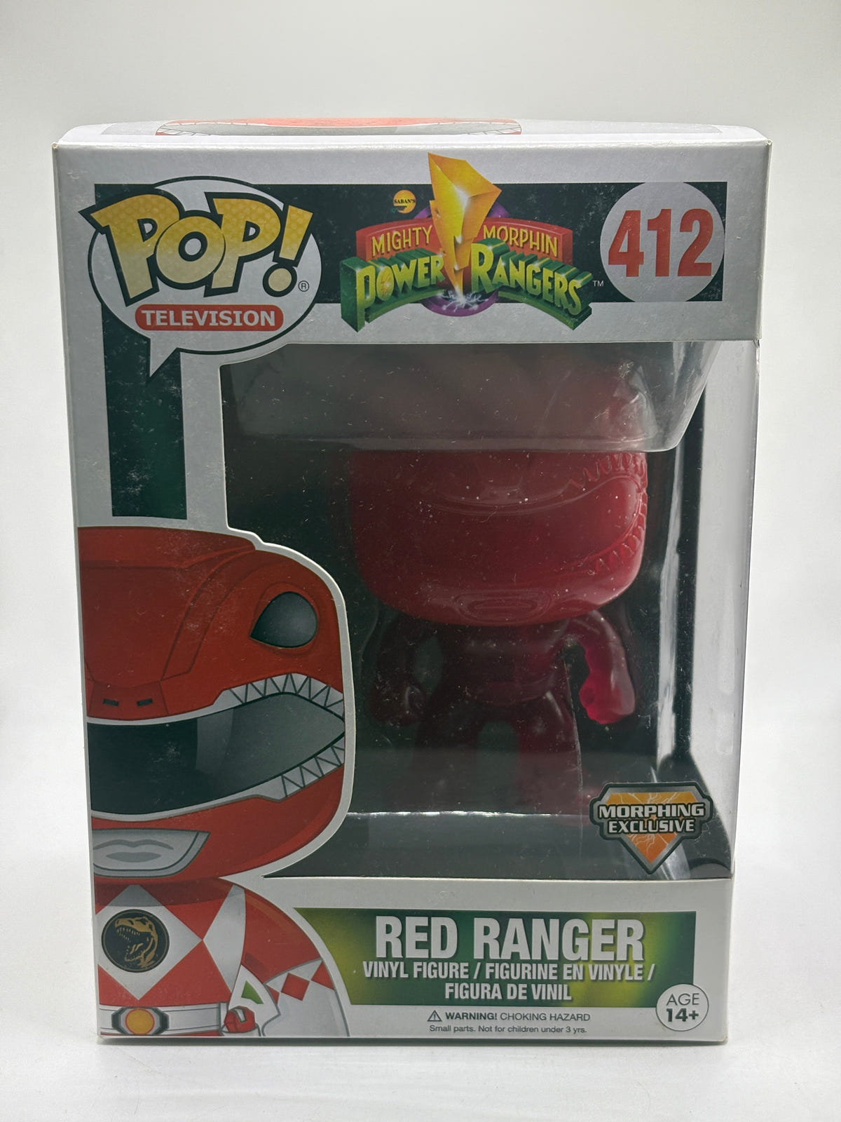 Funko POP! Power Rangers #412 Red Ranger Morphing Exclusive image 1