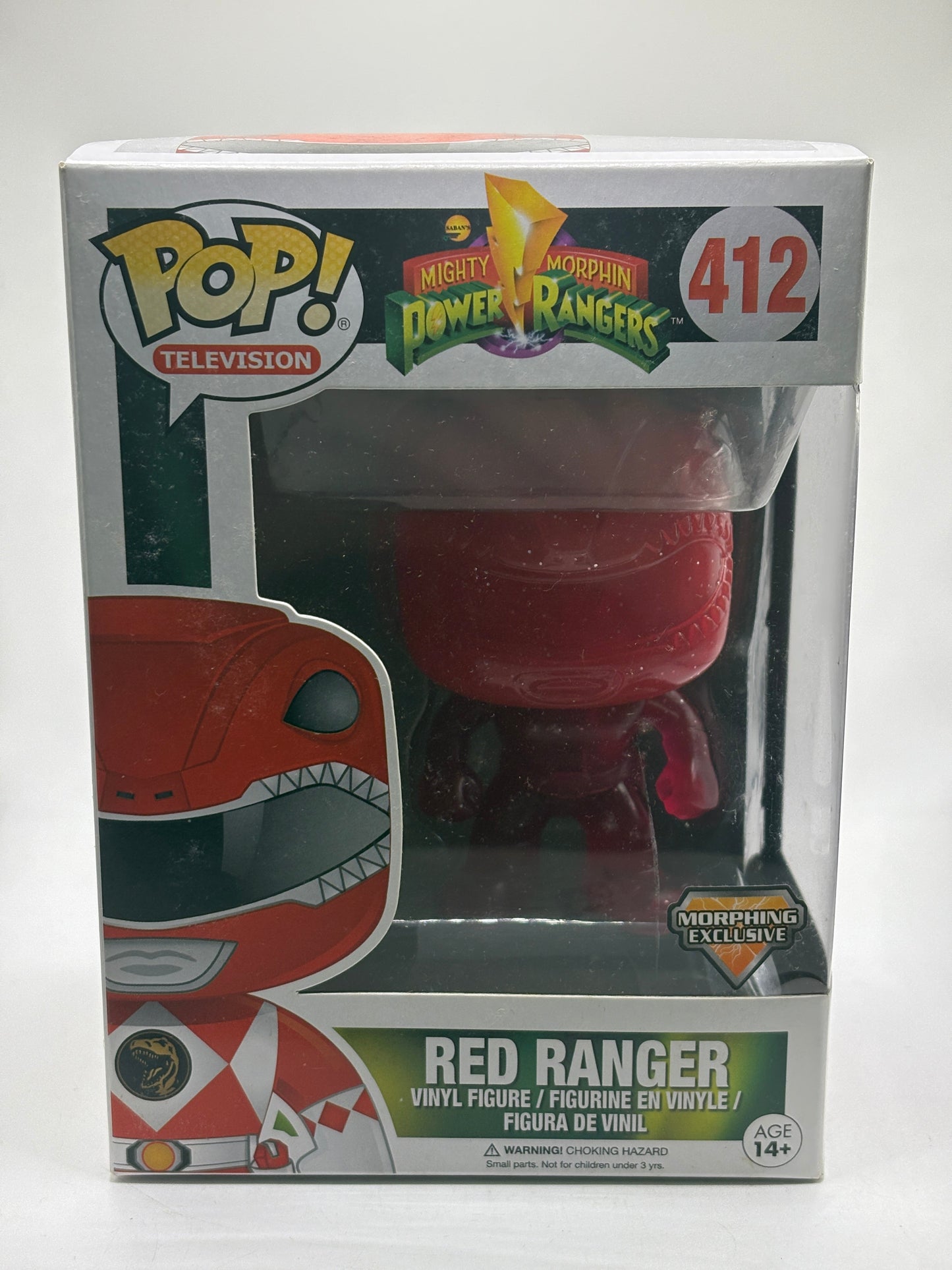 Funko POP! Power Rangers #412 Red Ranger Morphing Exclusive FRENLY BRICKS - Open 7 Days