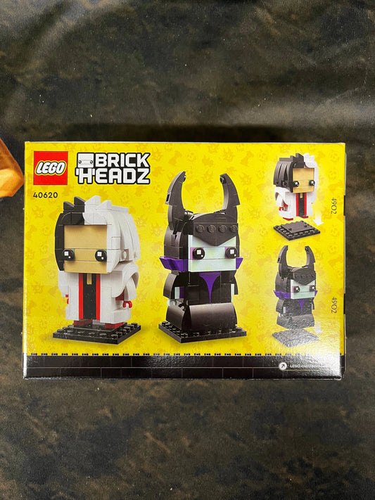 LEGO Brick Headz Cruella De Vil #195 Maleficent #196 Twin Pack 40620 FRENLY BRICKS - Open 7 Days