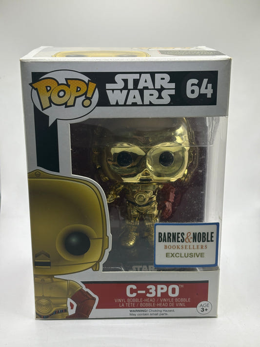 Funko POP! Star Wars #64 C-3PO Barnes & Noble Exclusive FRENLY BRICKS - Open 7 Days