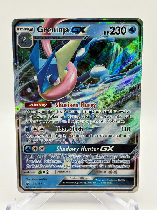 Pokemon TCG 2018 Forbidden Light - Greninja GX 24/131 LP FRENLY BRICKS - Open 7 Days