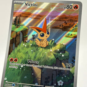 Pokemon TCG SVP Promos - Victini SVP208 Black Star Promo Illustration Rare NM FRENLY BRICKS - Open 7 Days