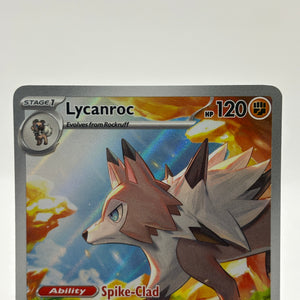 Pokemon TCG Journey Together - Lycanroc 166/159 LP Illustration Rare FRENLY BRICKS - Open 7 Days