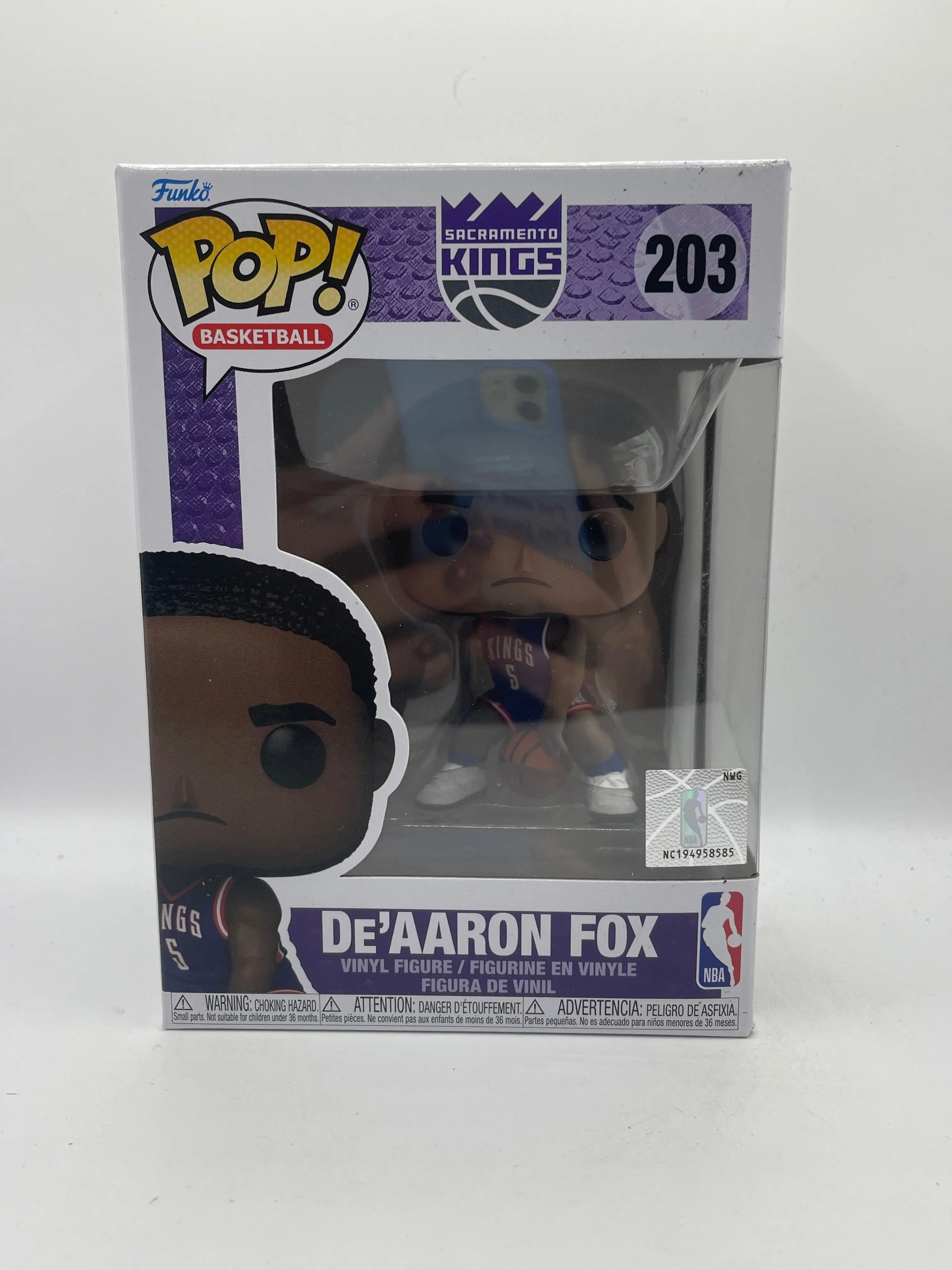 Funko POP! Basketball Sacramento #203 De’aaron Fox FRENLY BRICKS - Open 7 Days