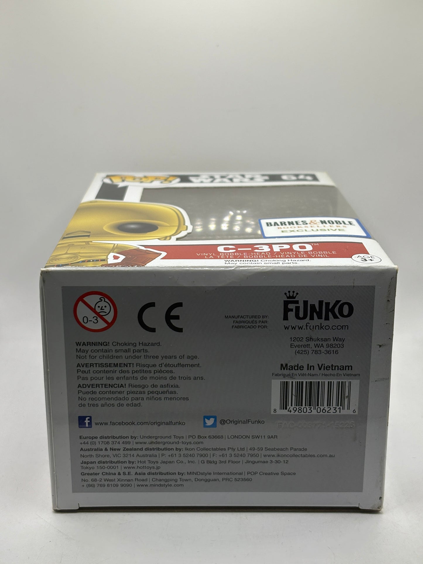 Funko POP! Star Wars #64 C-3PO Barnes & Noble Exclusive FRENLY BRICKS - Open 7 Days