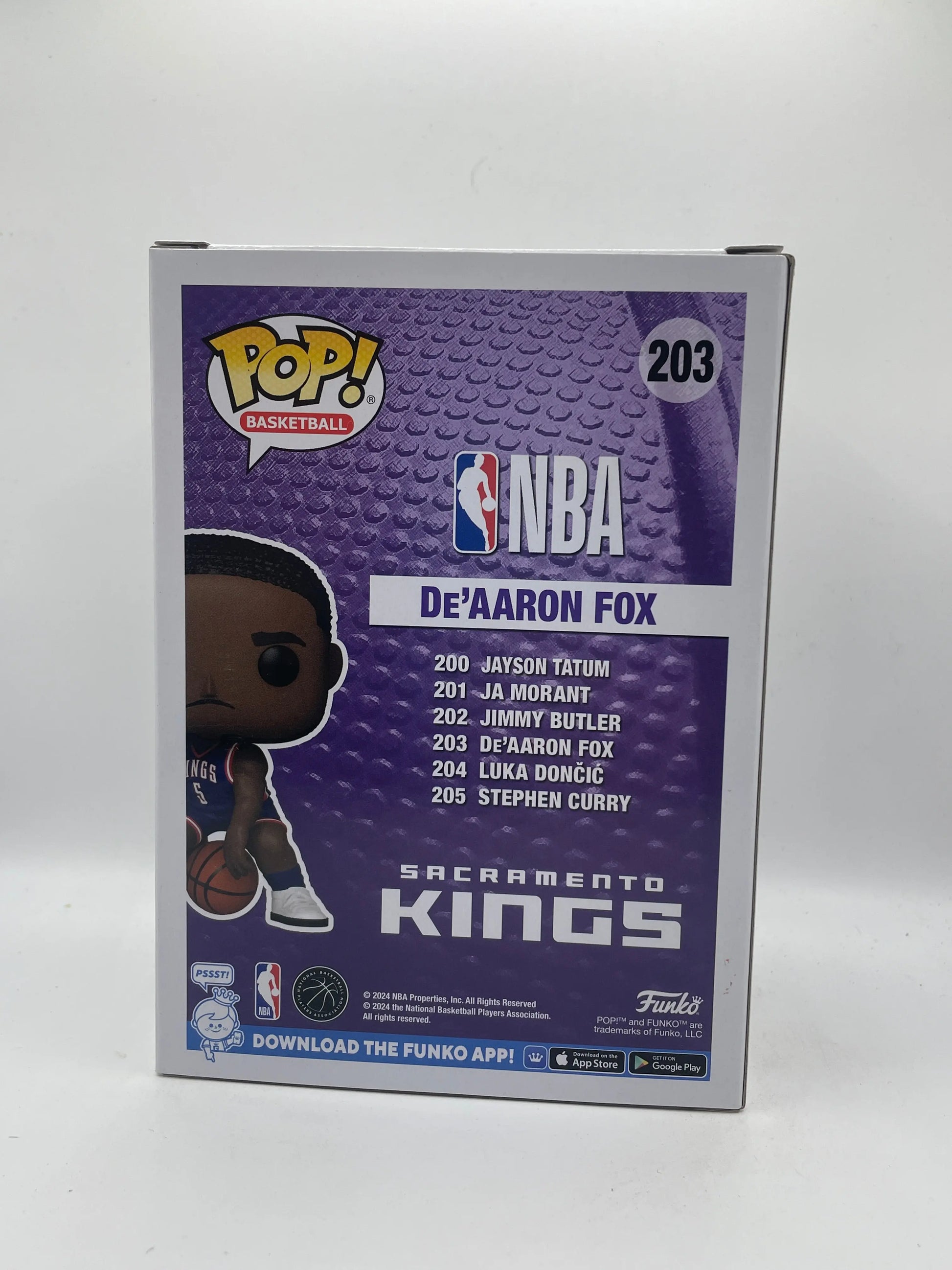 Funko POP! Basketball Sacramento #203 De’aaron Fox FRENLY BRICKS - Open 7 Days