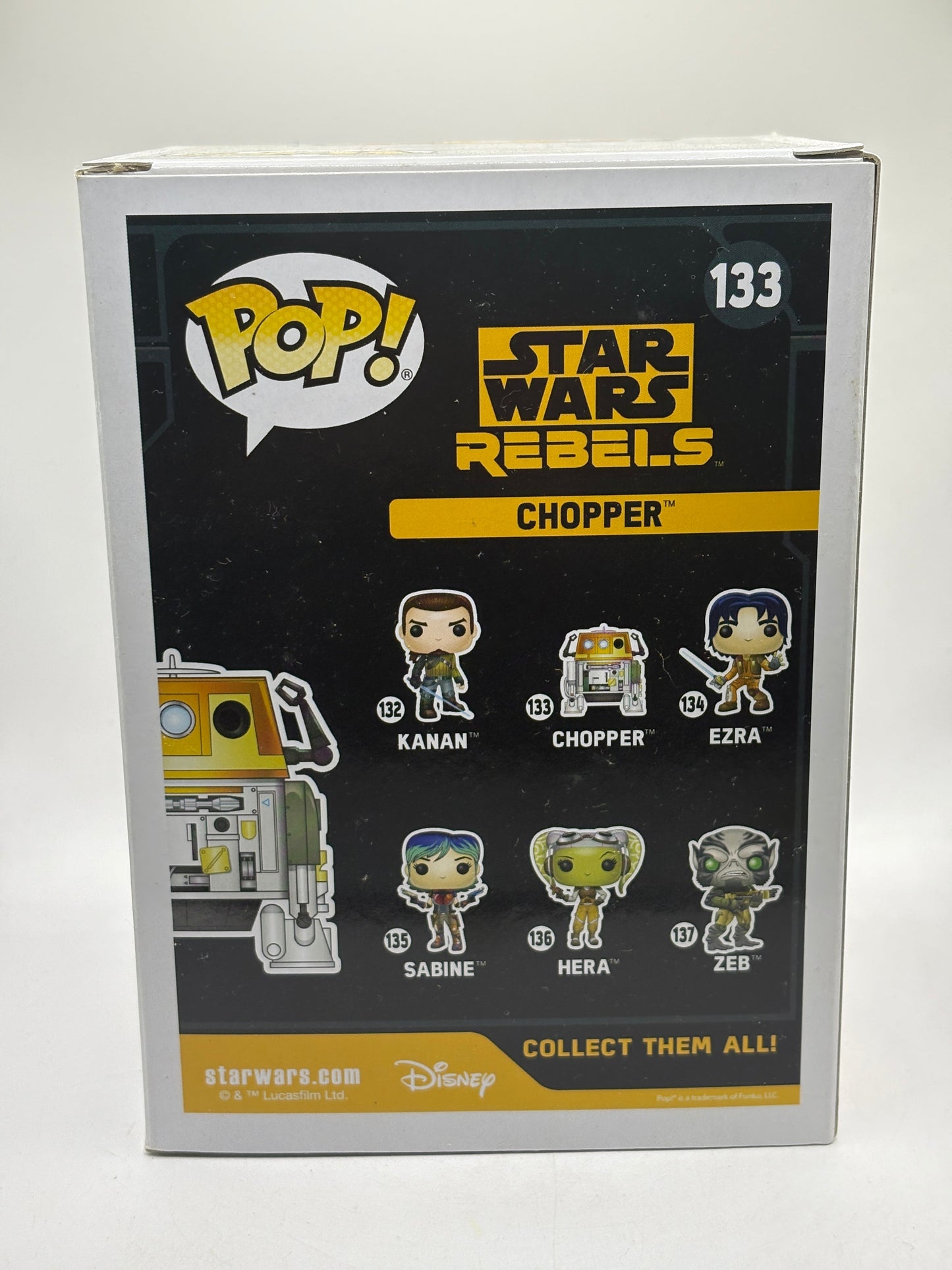 Funko POP! Star Wars Rebels #133 Chopper Vinyl Bobble Head FRENLY BRICKS - Open 7 Days