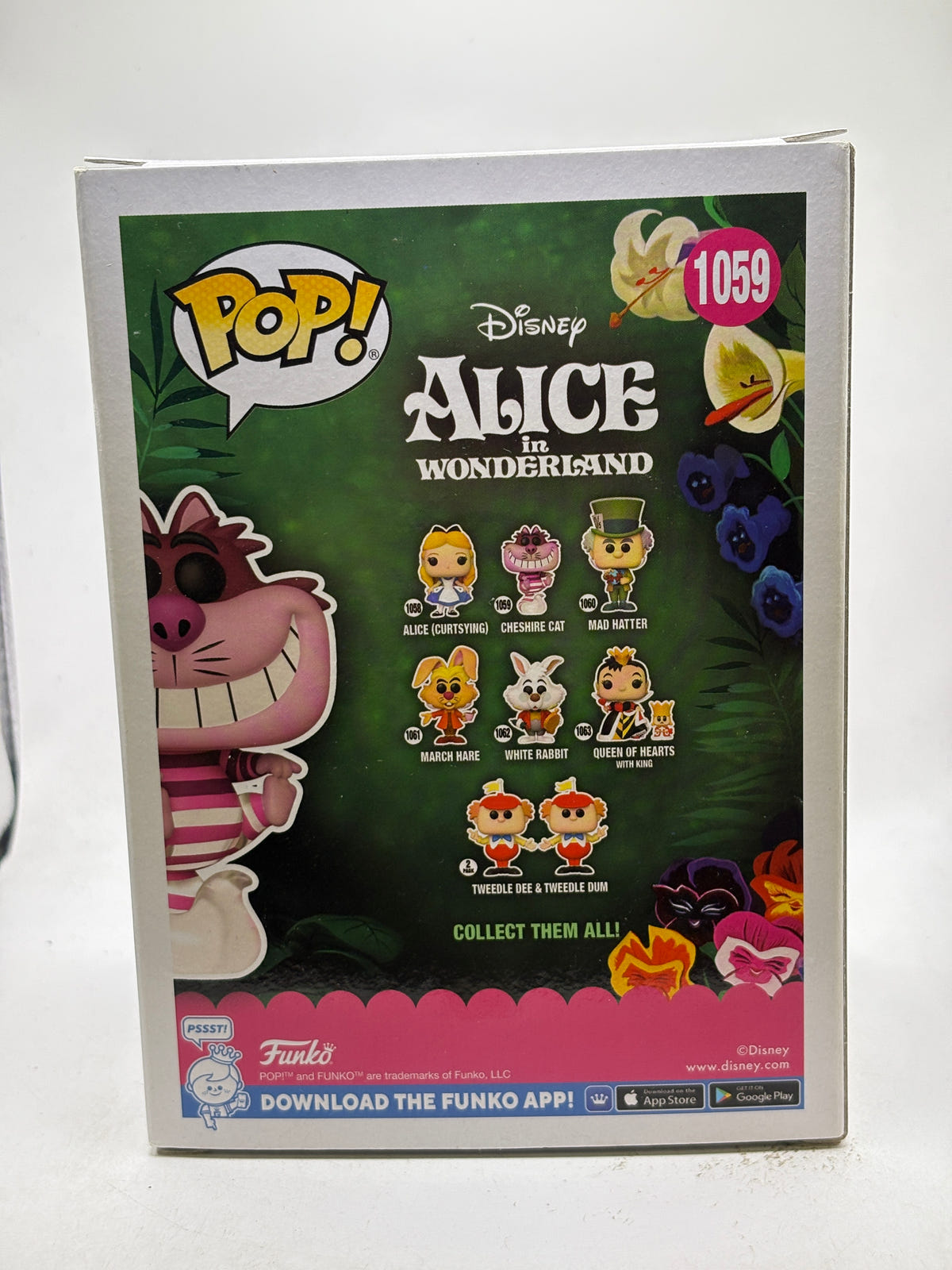 Funko POP! Disney Alice in Wonderland #1059 Cheshire Cat Diamond SE Vinyl Figure image 3