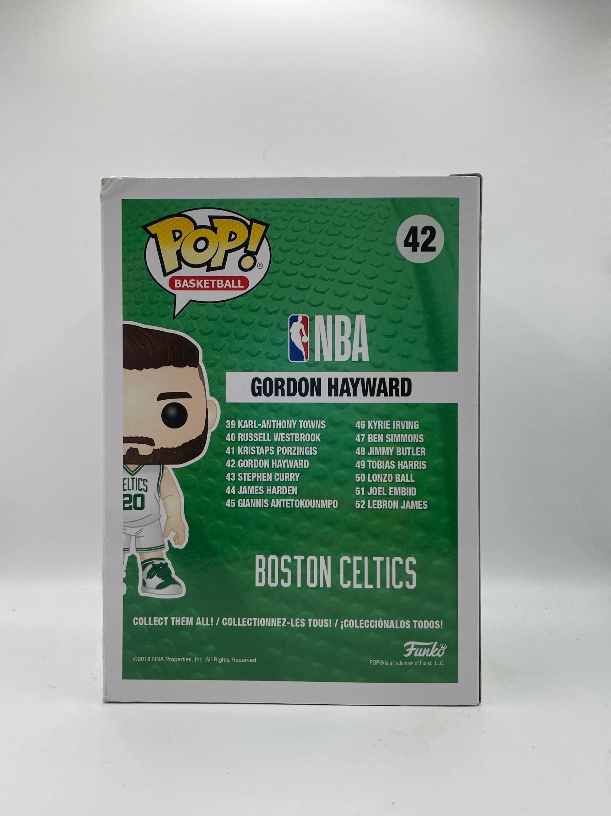 Funko POP! Basketball Boston #42 Gordan Hayward FRENLY BRICKS - Open 7 Days