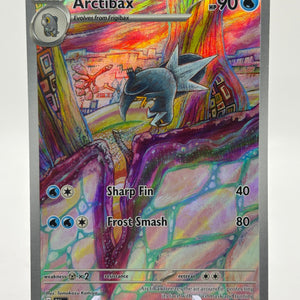 Pokemon TCG Paldae Evolved - Arctibax 209/193 Illustration Rare NM FRENLY BRICKS - Open 7 Days