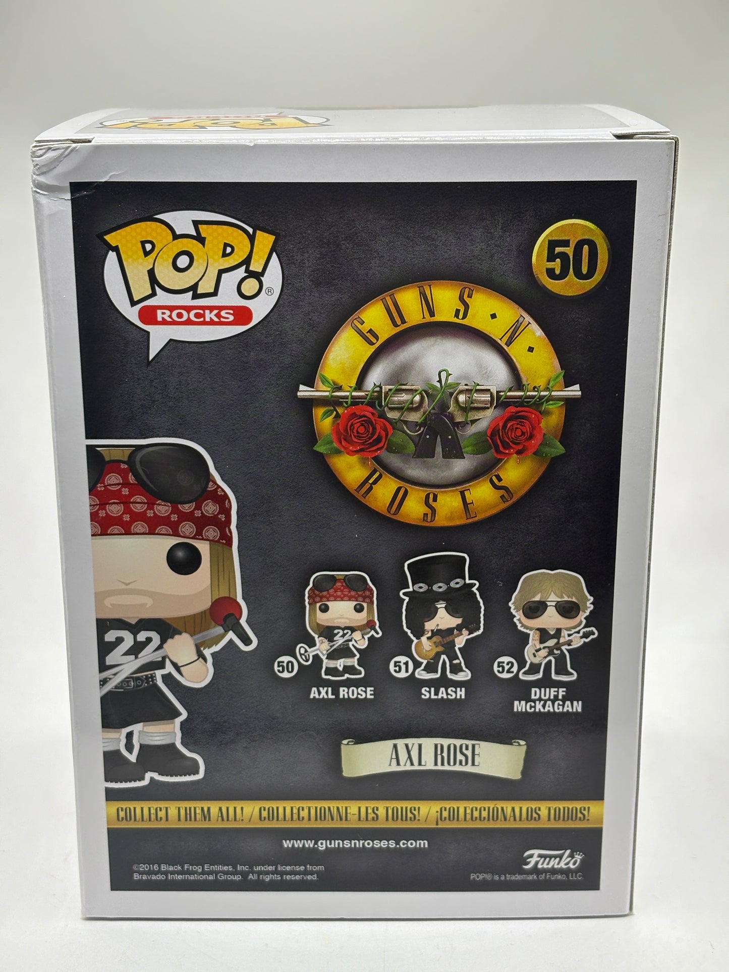 Funko POP! Rocks Guns n Roses #50 Axl Rose Vinyl Figure FRENLY BRICKS - Open 7 Days