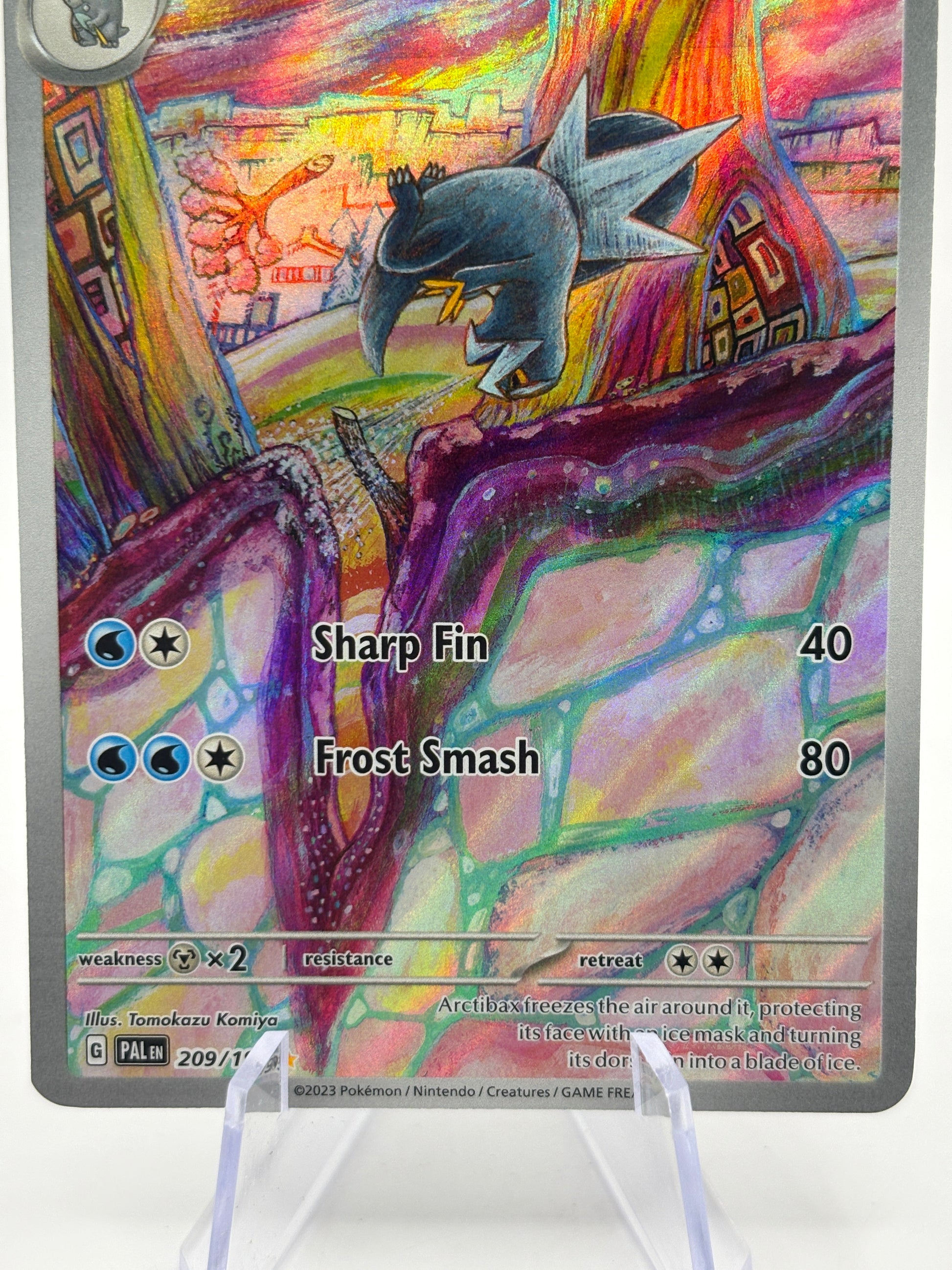 Pokemon TCG Paldae Evolved - Arctibax 209/193 Illustration Rare NM FRENLY BRICKS - Open 7 Days