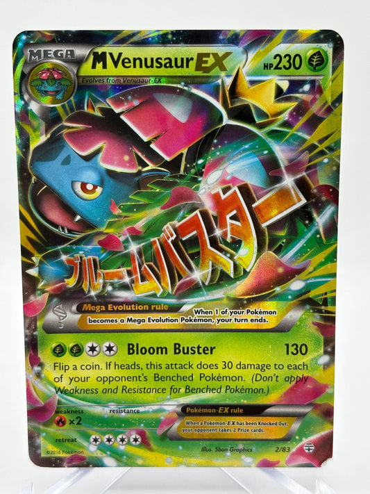 Pokemon TCG 2016 Generations - Mega Venusaur EX 2/83 MP SEE PICS FRENLY BRICKS - Open 7 Days