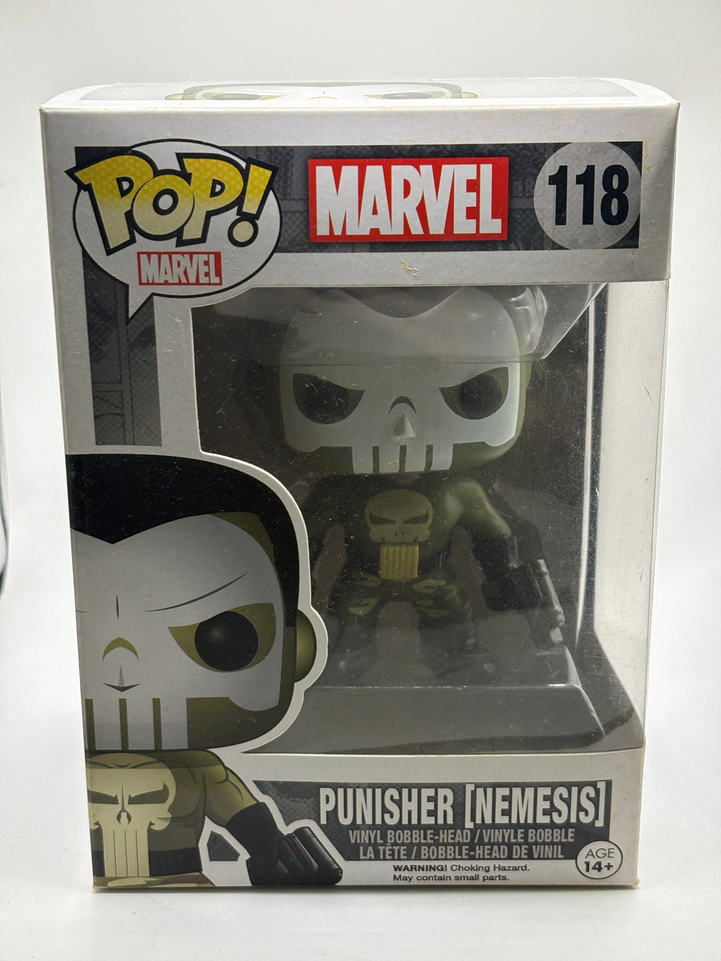 Funko POP! Marvel #118 Punisher [Nemesis] Vinyl Bobble Head FRENLY BRICKS - Open 7 Days