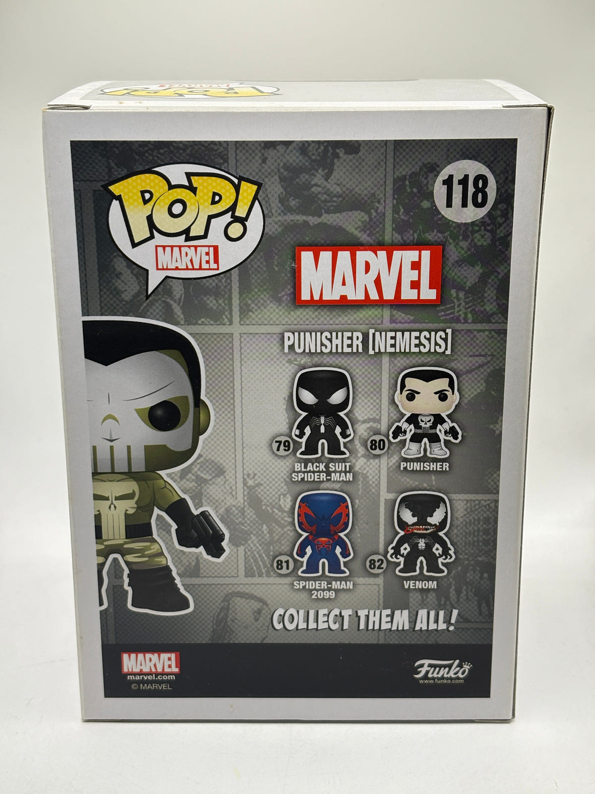 Funko POP! Marvel #118 Punisher [Nemesis] Vinyl Bobble Head, photo 3 image 3