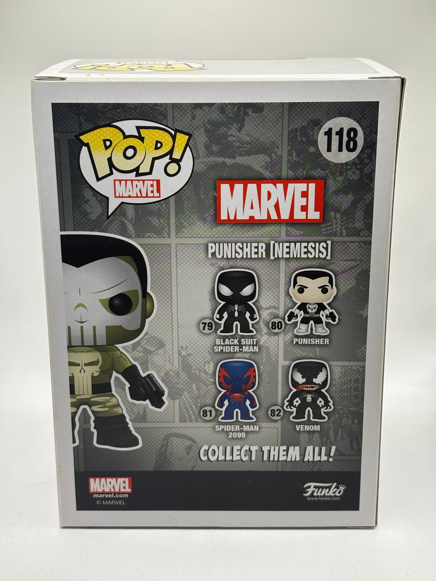 Funko POP! Marvel #118 Punisher [Nemesis] Vinyl Bobble Head FRENLY BRICKS - Open 7 Days