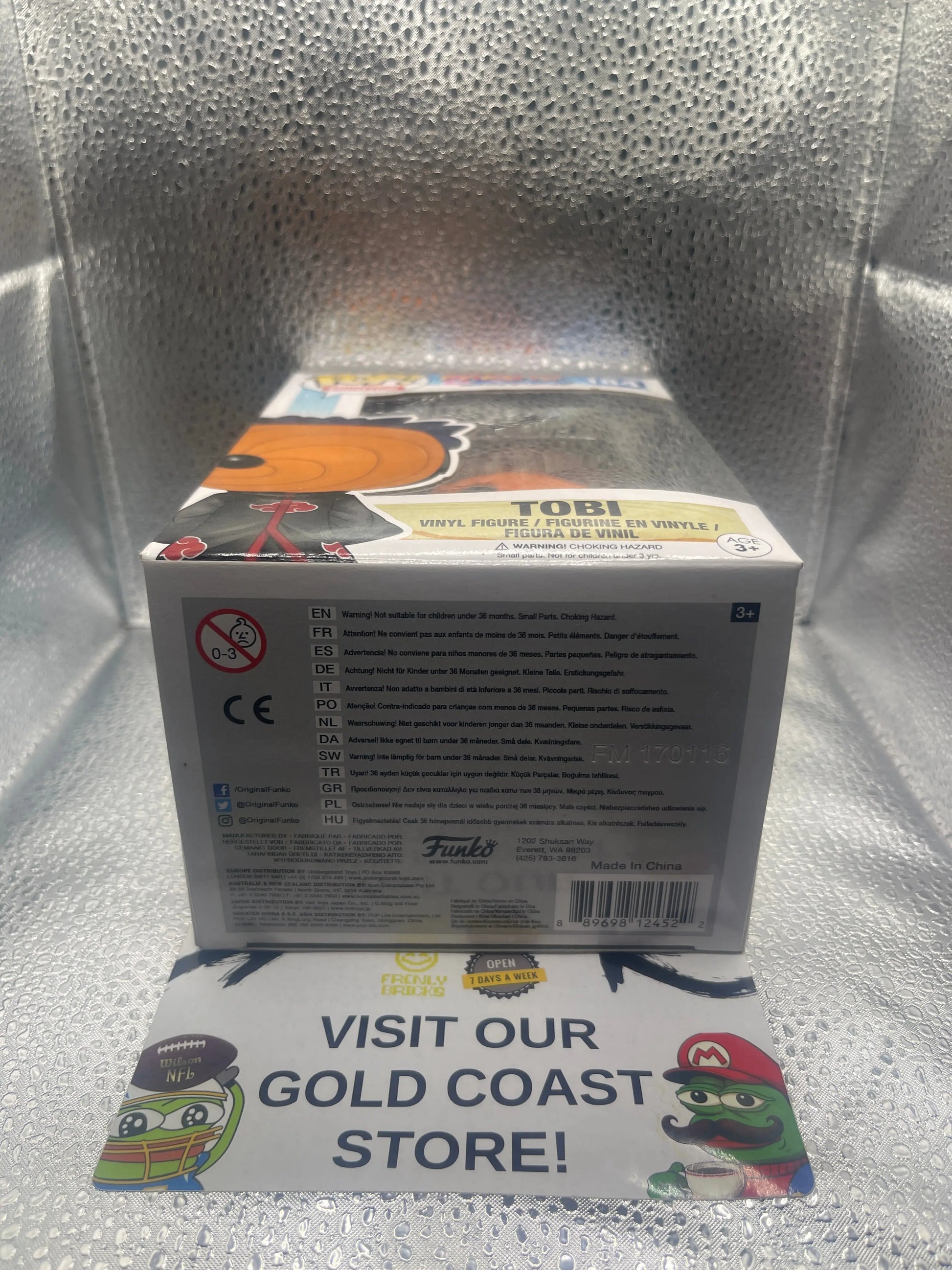 Funko POP! Animation Naruto Shippuden Tobi #184 FRENLY BRICKS - Open 7 Days