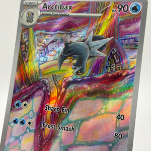 Pokemon TCG Paldae Evolved - Arctibax 209/193 Illustration Rare NM FRENLY BRICKS - Open 7 Days