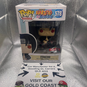 Funko Pop Naruto Shippuden  Exclusive : Itachi #578 Special Edition FRENLY BRICKS - Open 7 Days