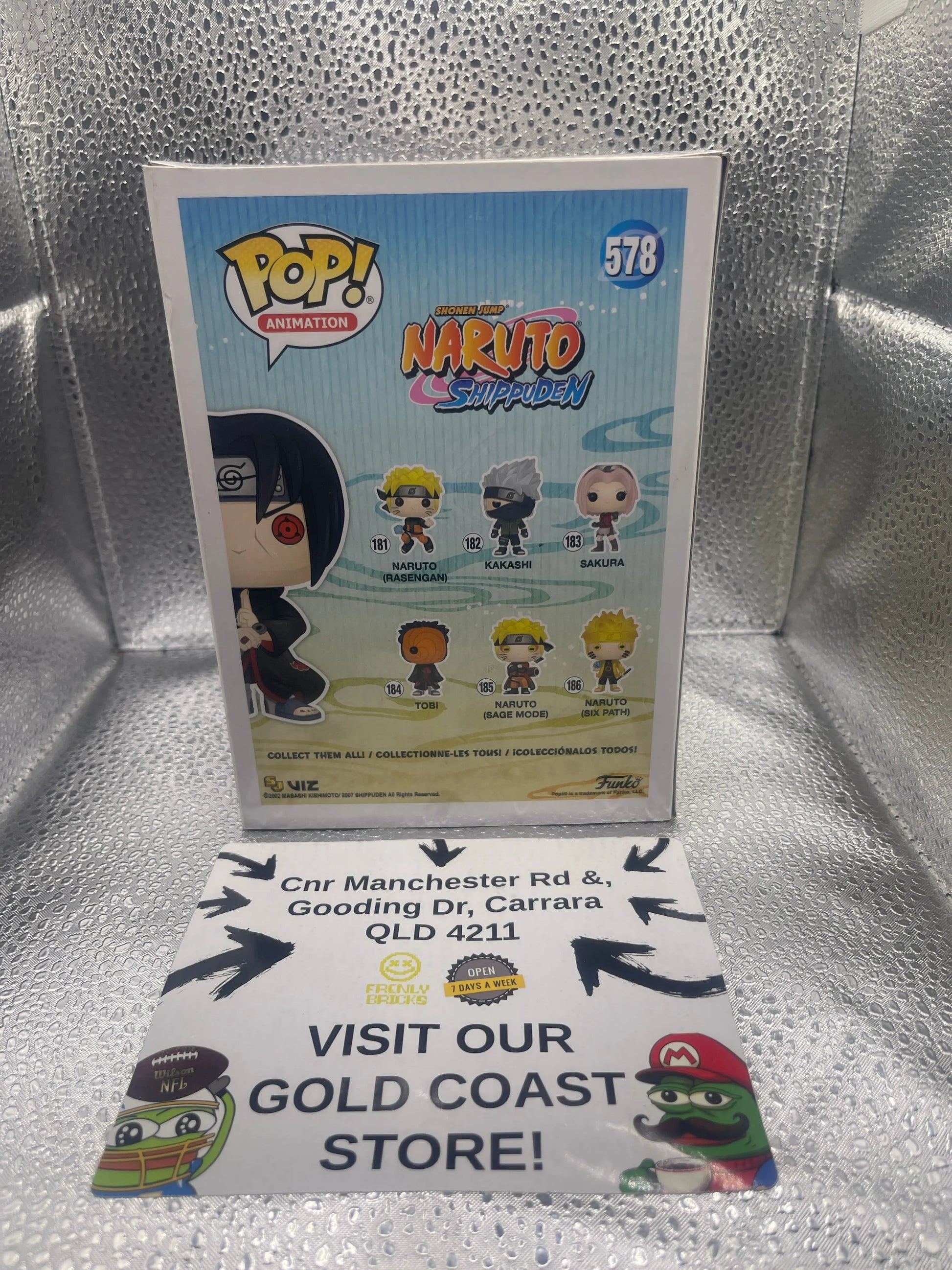 Funko Pop Naruto Shippuden  Exclusive : Itachi #578 Special Edition FRENLY BRICKS - Open 7 Days