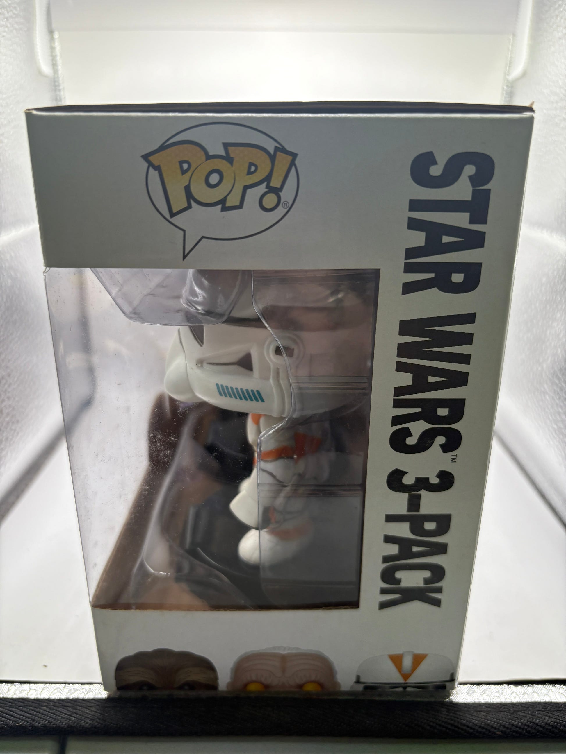 Funko POP! Star Wars 3-Pack Tarfful Unhooded Emperor Utapau Clone Trooper, photo 3 image 3