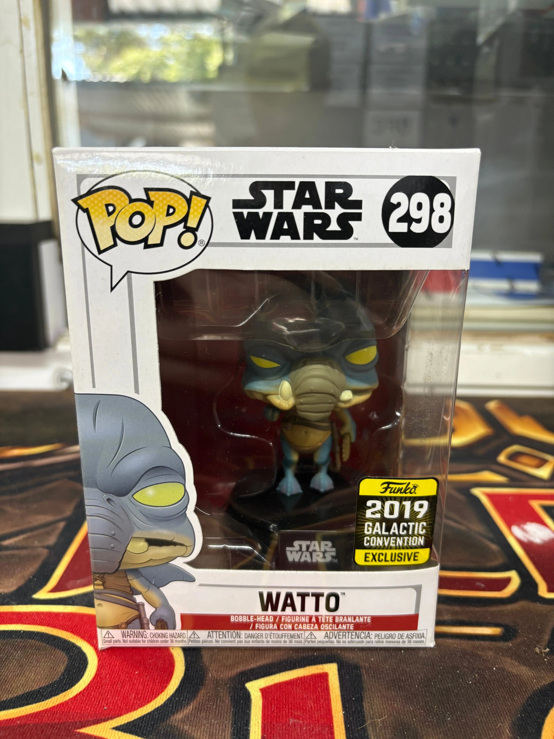 Funko Pop Star Wars #298 - Watto - 2019 Galactic Con Exclusive FRENLY BRICKS - Open 7 Days