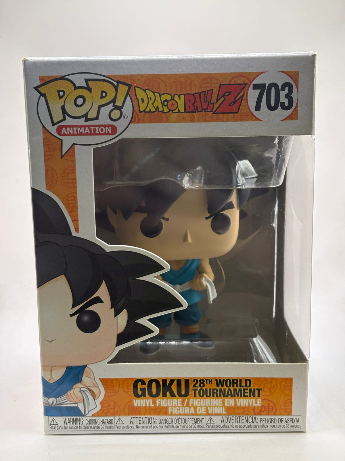 Funko POP! Animation Dragon Ball Z #703 Goku 28th World Tournament image 1