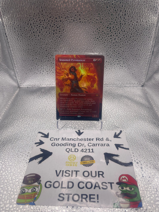 Seasoned Pyromancer (Borderless) NM (2X2) Double Masters #363 NM FRENLY BRICKS - Open 7 Days