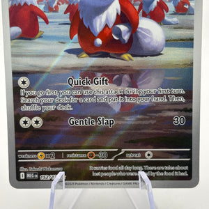 Pokemon TCG Mega Evolution- Delibird 152/132 Illustration Rare Nm FRENLY BRICKS - Open 7 Days