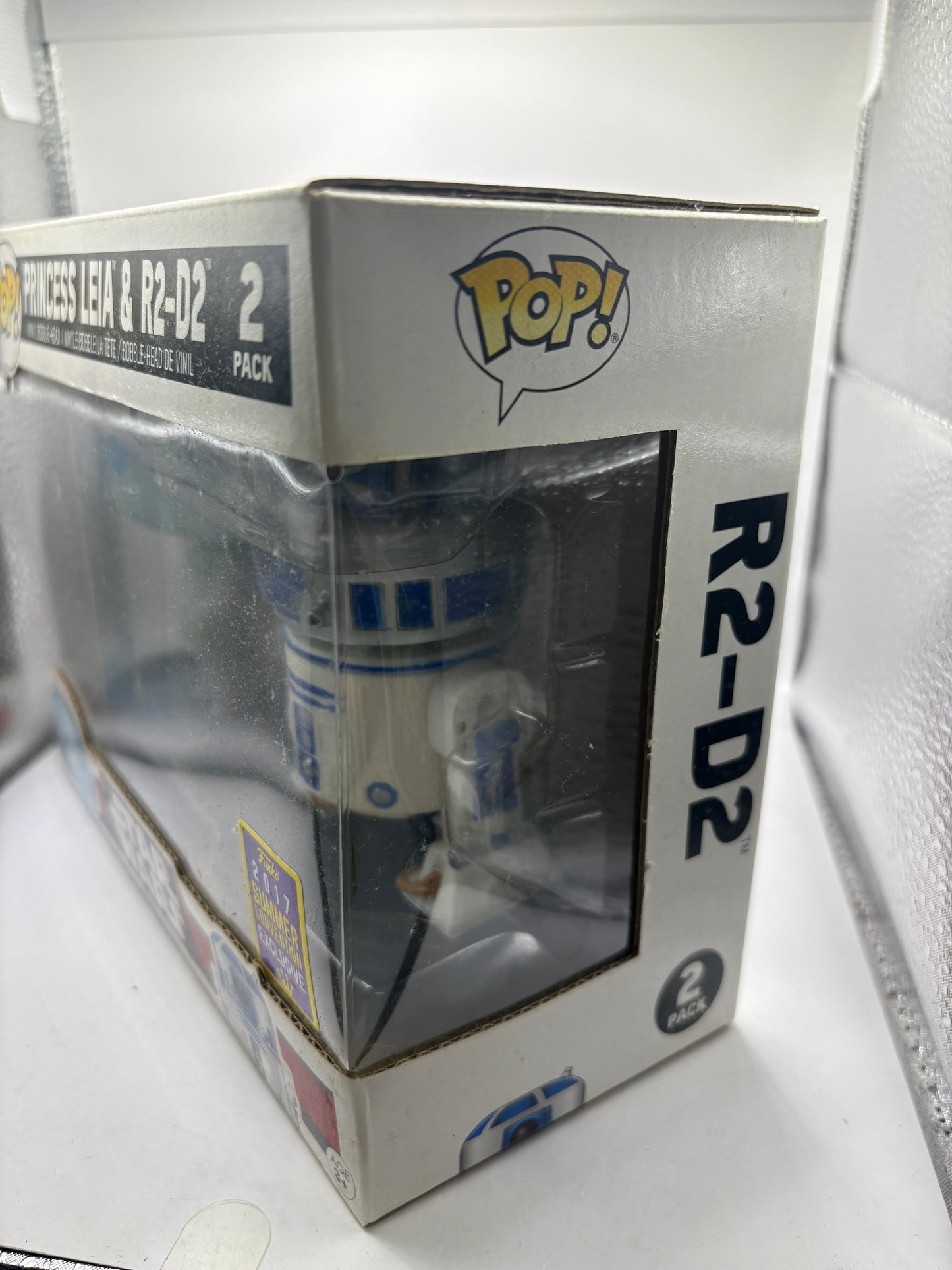 Funko POP! Princess Leia & R2-D2 2 Pack 2017 Summer Convention FRENLY BRICKS - Open 7 Days
