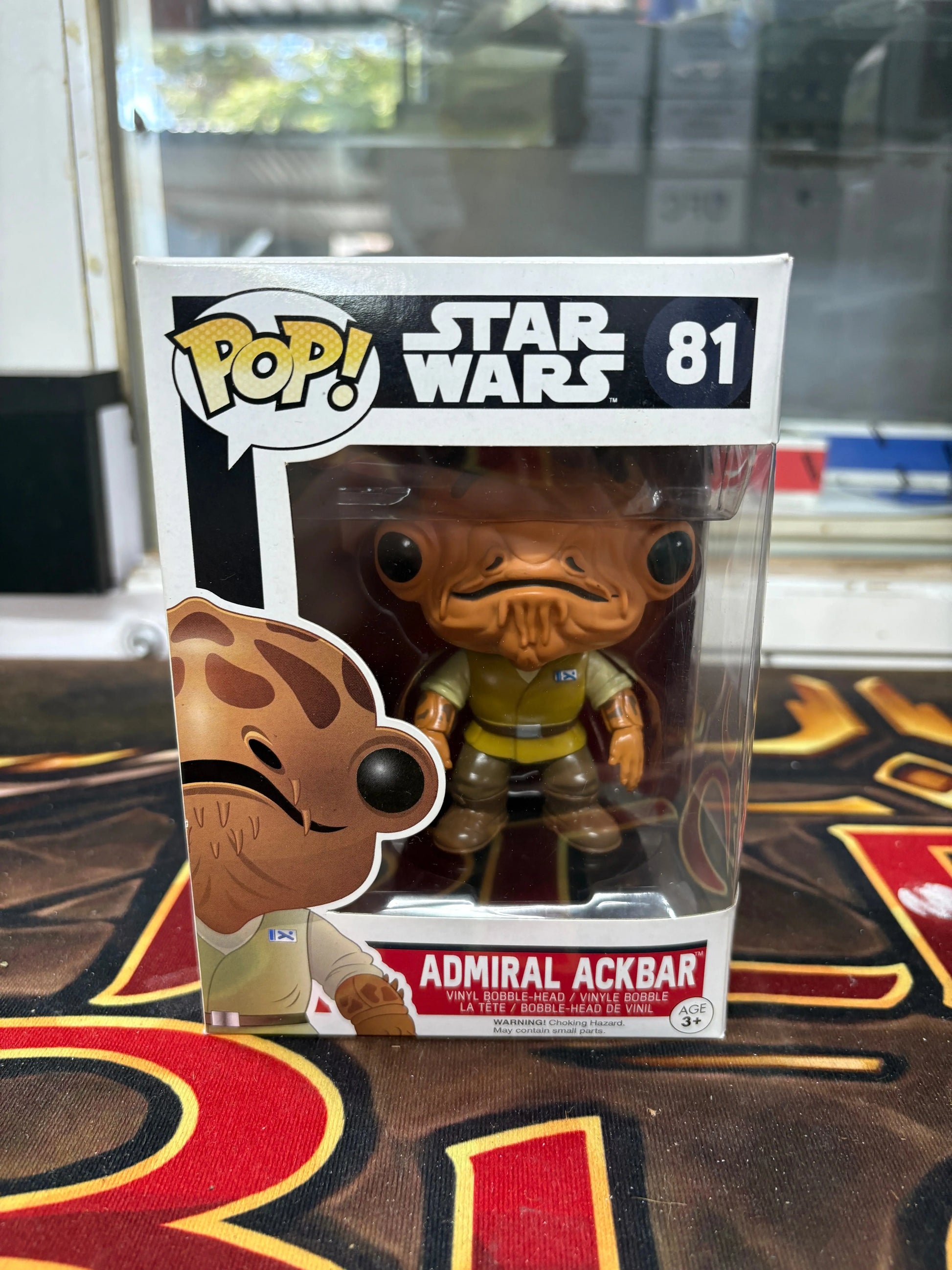 Funko Pop! Vinyl: Star Wars - Admiral Ackbar #81 FRENLY BRICKS - Open 7 Days